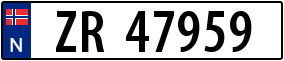 Truck License Plate